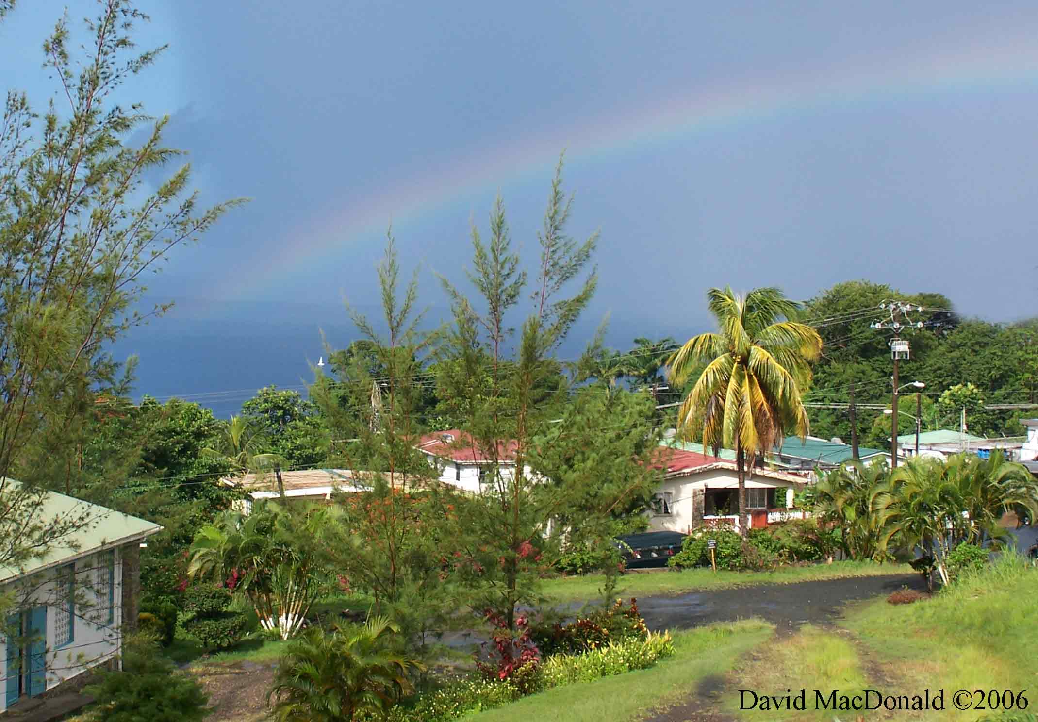 st. Lucia Rainbow
